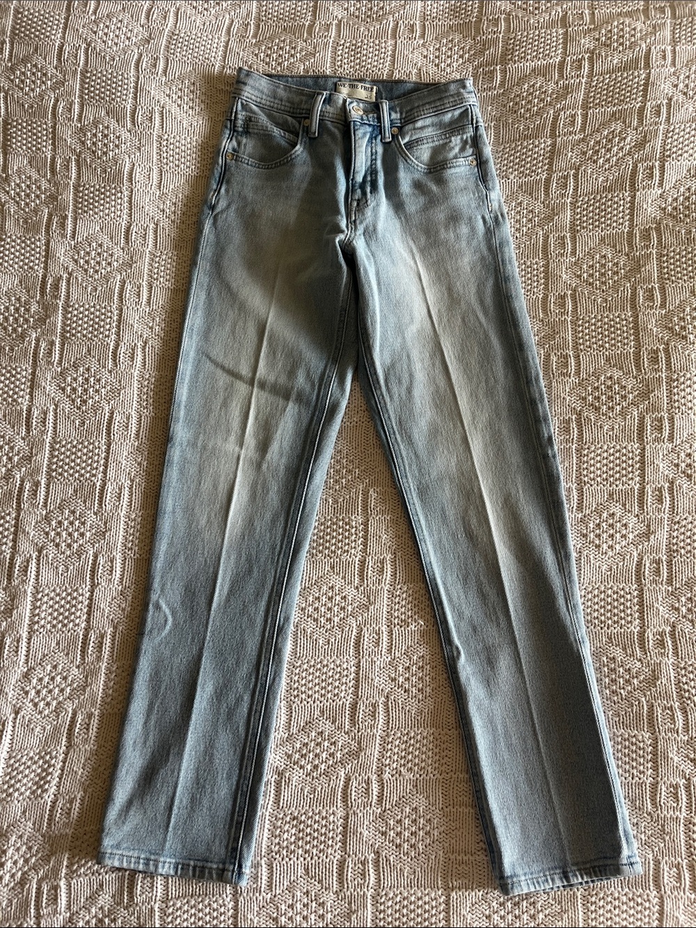 We The Free Leila High-Rise Leggy Slim Jeans Sz 25 - Picture 4 of 14